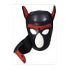 Puppy Play Neopreen Masker - Rood