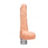 Realrock Vibrator -17 cm Vibrating Dildo met ballen – Huidskleur