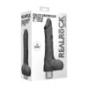 Realrock Vibrator -20 cm Vibrating Dildo met ballen – Zwart