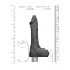 Realrock Vibrator – 23 cm Vibrating Dildo met ballen – Zwart