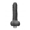 Realrock Vibrator – 23 cm Vibrating Dildo met ballen – Zwart