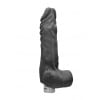 Realrock Vibrator – 23 cm Vibrating Dildo met ballen – Zwart