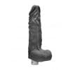 Realrock Vibrator – 25 cm Vibrating Dildo met ballen – Zwart