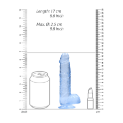 Realistische Dildo met Ballen - 6 / 15 cm