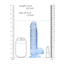 Realistische Dildo met Ballen - 8 / 21 cm