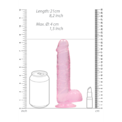 Realistische Dildo met Ballen - 8 / 21 cm