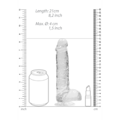 Realistisch Dildo met Ballen - 8 / 21 cm