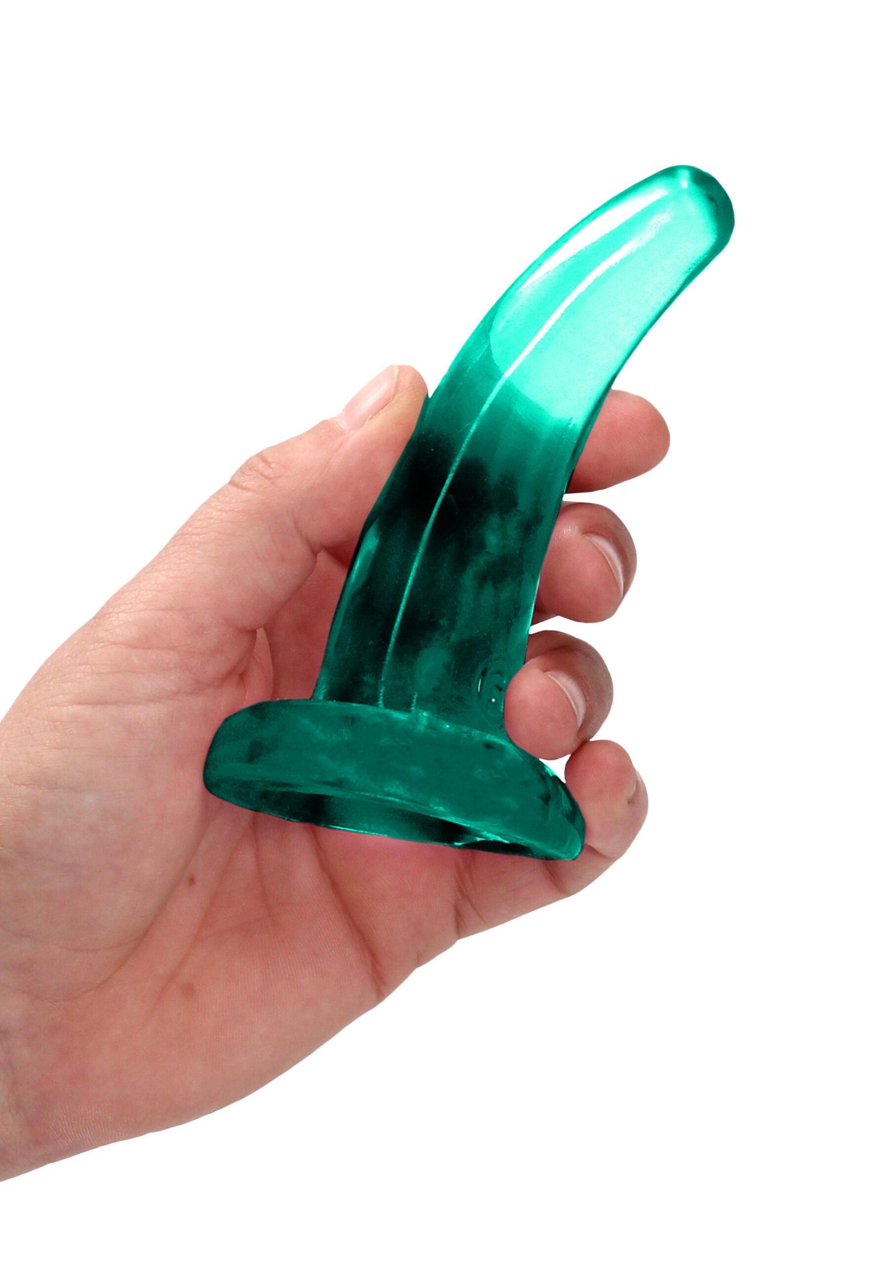 Heldere turquoise dildo Realrock
