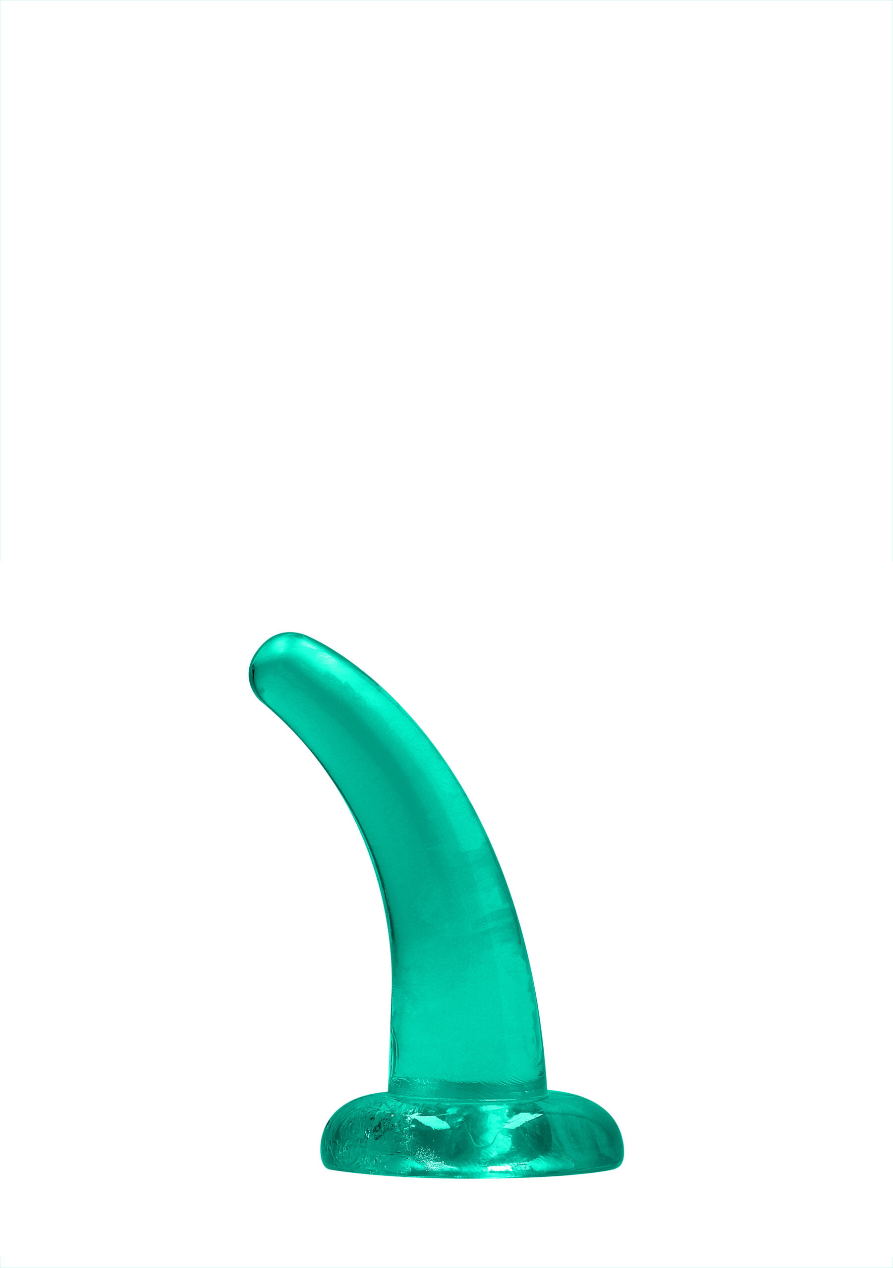 Heldere turquoise dildo Realrock