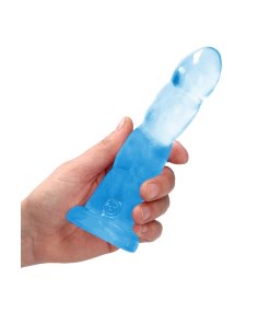 Niet realistische dildo realrock blauw