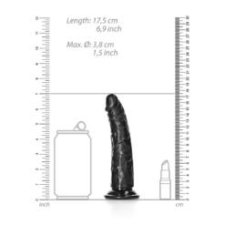 Slim Realistic Dildo met Zuignap - 6 / 15,5 cm
