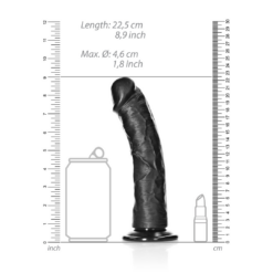 Gebogen Realistische Dildo met Zuignap - 8 / 20,5 cm