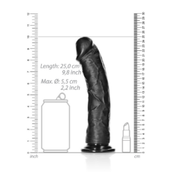 Gebogen Realistische Dildo met Zuignap - 9 / 23 cm