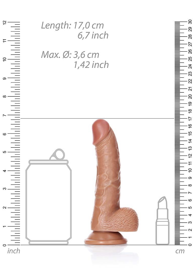 Realrock Realistisch dildo beige