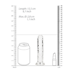 Rechtdoor Realistische Dildo met Zuignap - 6'' / 14,5