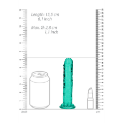 Rechtdoorn Dildo met Zuignap - 6'' / 14,5