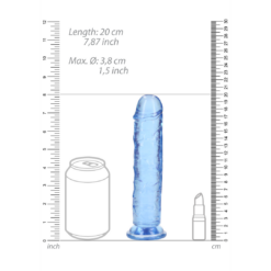 Rechtdoor Realistische Dildo met Zuignap - 7'' / 18