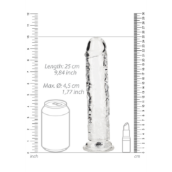 Rechtdoorn Dildo met Zuignap - 9'' / 23