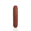U Vormige Dubbele Dildo 5 / 12,7 cm - Tan