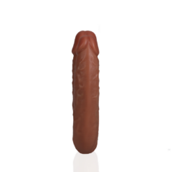 U Vormige Dubbele Dildo 5 / 12,7 cm - Tan