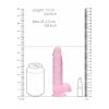 Real Rock - Realistische Dildo met Ballen 17 cm - Roze