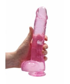 Real Rock - Realistische Dildo met Ballen 25 cm - Roze