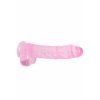 Real Rock - Realistische Dildo met Ballen 25 cm - Roze