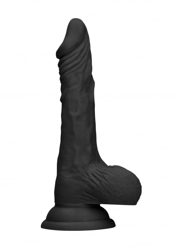 Realistische Dildo met Ballen 27 cm - Zwart