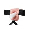 Realistische Holle Strap-on 18 cm met vibratie