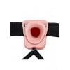 Realistische Holle Strap-on 18 cm met vibratie