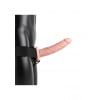 Realistische Holle Strap-on 21 cm met vibratie