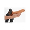 Realistische Holle Strap-on 25 cm met vibratie