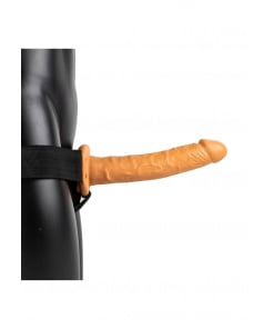 Realistische Holle Strap-on 25 cm met vibratie