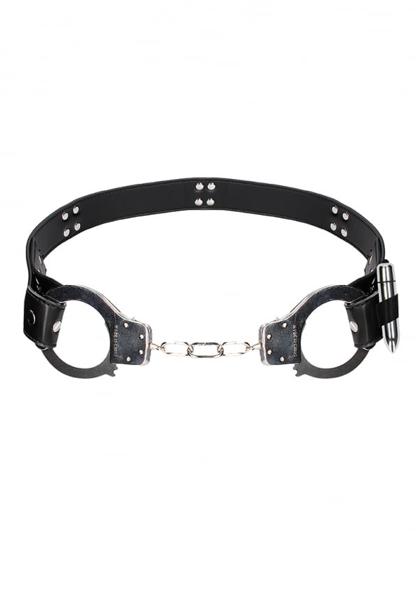 Riem met handboeien en vibrator