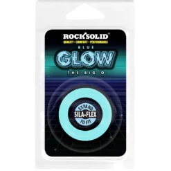 Rock Solid The Big O Cockring Glow in the Dark - Blauw