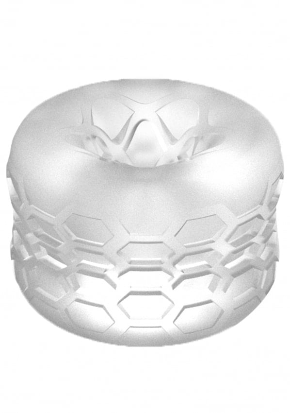 Sono N094 - Cockring Masurbator & Bumper in 1- transparant
