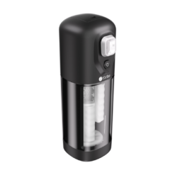 Ikon VOLT - Vibrerende Wrijvende Verwarmende Masturbator - Doorzichtig