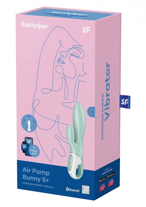 Satisfyer Air Pump Bunny 5 Plus Opblaasbare Vibrator