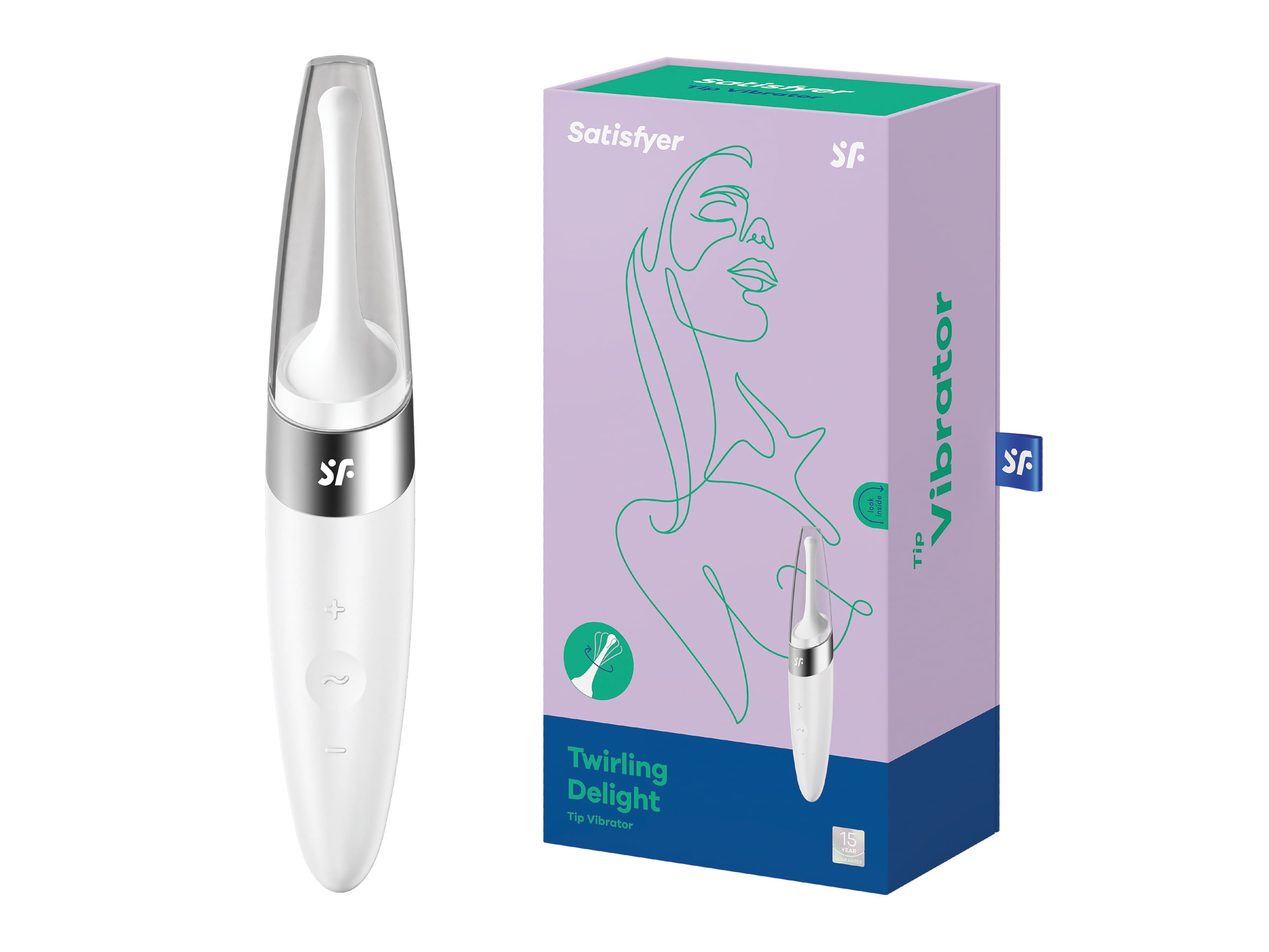Satisfyer - Clitoris Stimulator Twirling Delight - Wit