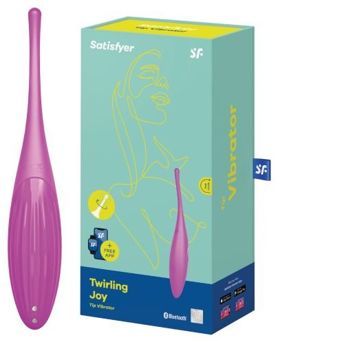 Satisfyer - Clitoris Stimulator Twirling Joy met App - Paars