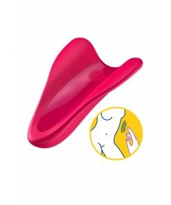 Satisfyer High Fly Finger Vibrator - Rood