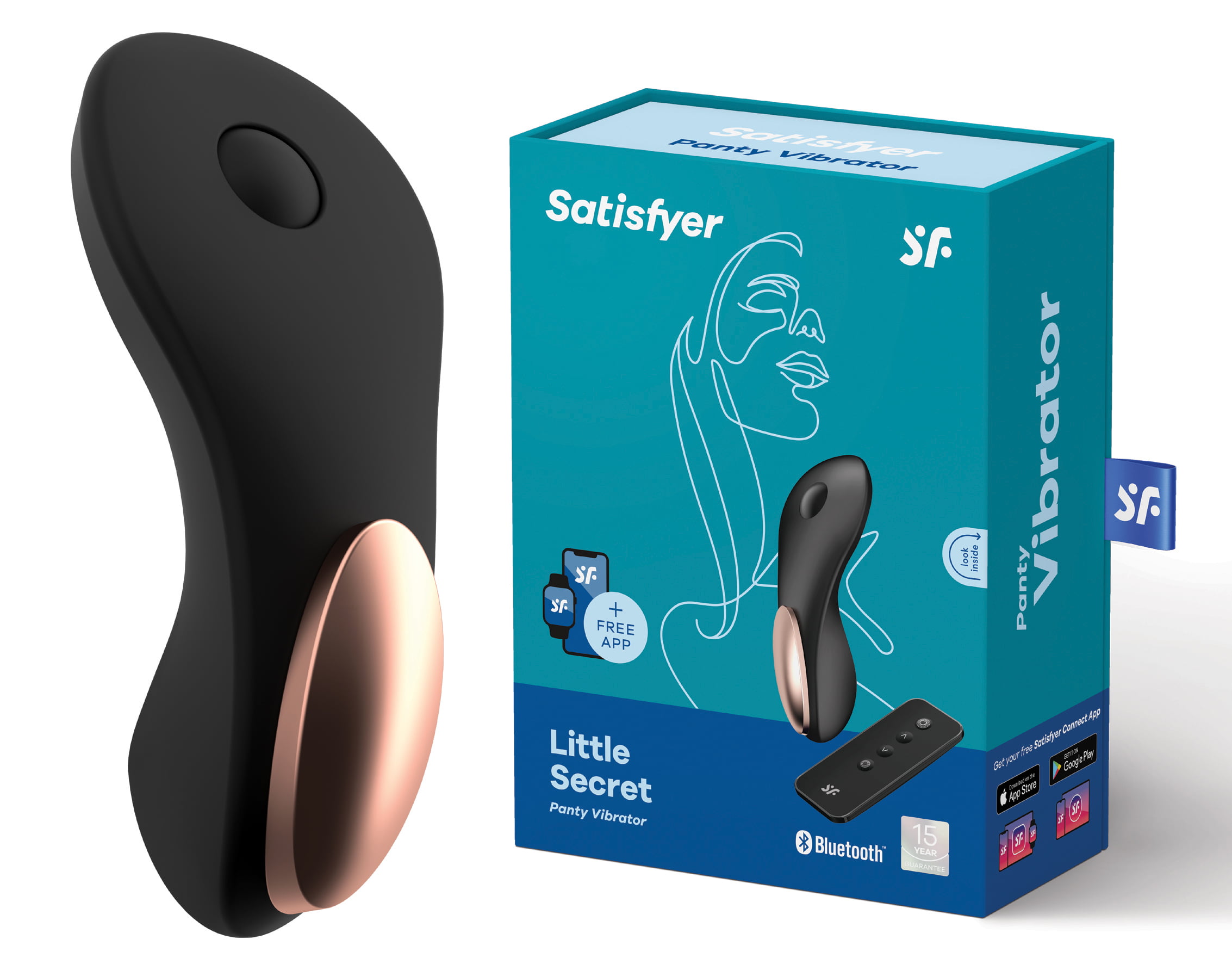 Satisfyer - Little Secret - Panty vibrator - Zwart