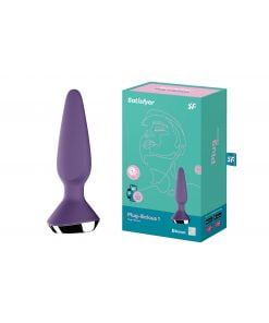 Satisfyer - Plug Ilicious 1 Butt Plug met app - Paars