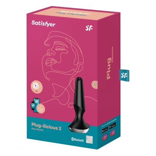 Satisfyer - Plug Ilicious 2 Butt Plug met app - Zwart