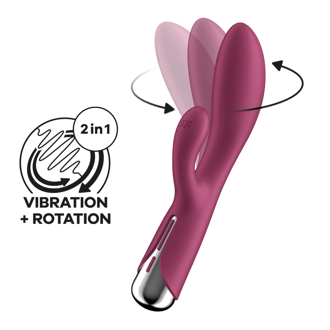 Satisfyer Spinning Rabbit 1 - Roterende duo vibrator