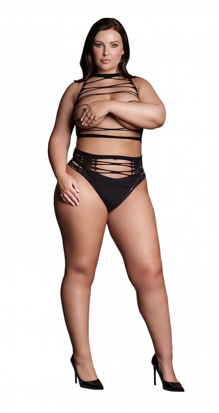 Sexy Tweedelige Set met Open Cups