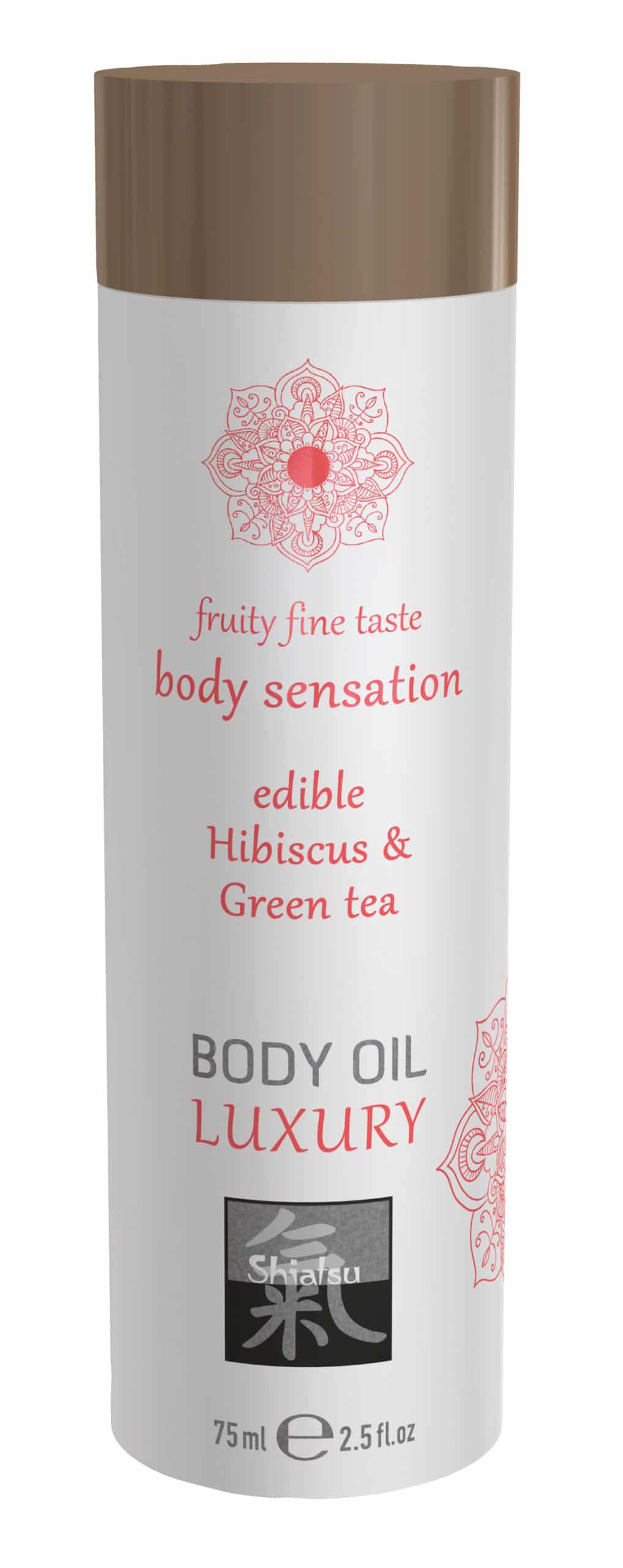 Shiatsu - Eetbare Body Oil - Hibiskus & Groene Thee