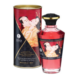 Shunga - Aphrodisiac Verwarmende Massage Olie Strawberry Wine