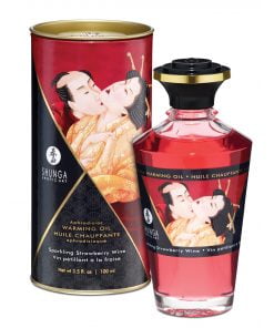 Shunga - Aphrodisiac Verwarmende Olie Blazing Strawberry Wine