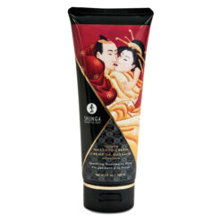 Shunga Eetbare Massagecrème Aardbei